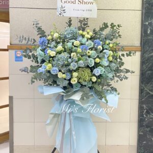演唱會花籃 & 開張花籃 - 粉藍色系列