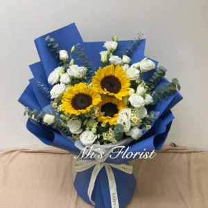 畢業花束/男士花束 – 向日葵