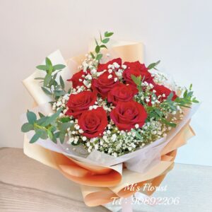 紅玫瑰花束