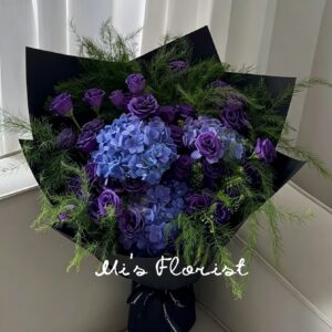 繡球花束 - 紫色系列 （適合生日、結婚週年紀念）
